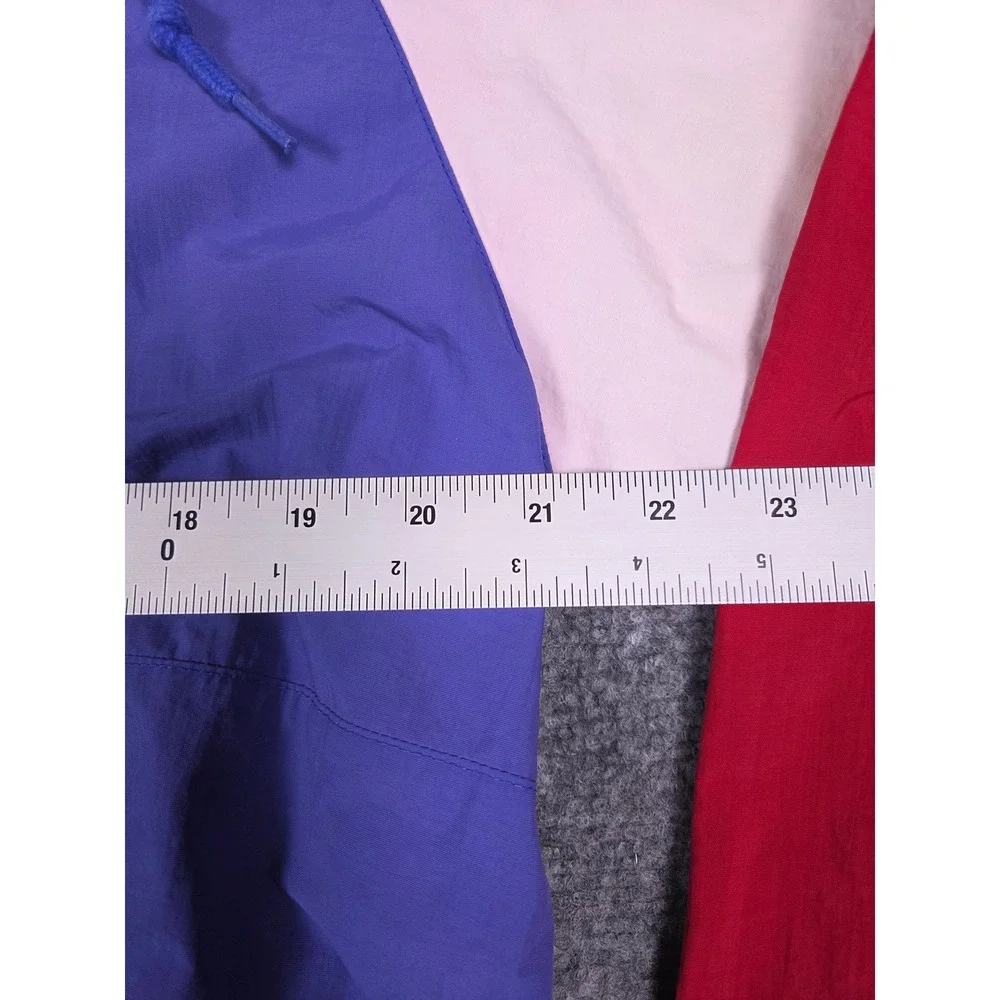 76ers Windbreaker Mens Medium Mitchell & Ness Philadelphia NBA Half Zip Jacket - Picture 13 of 14